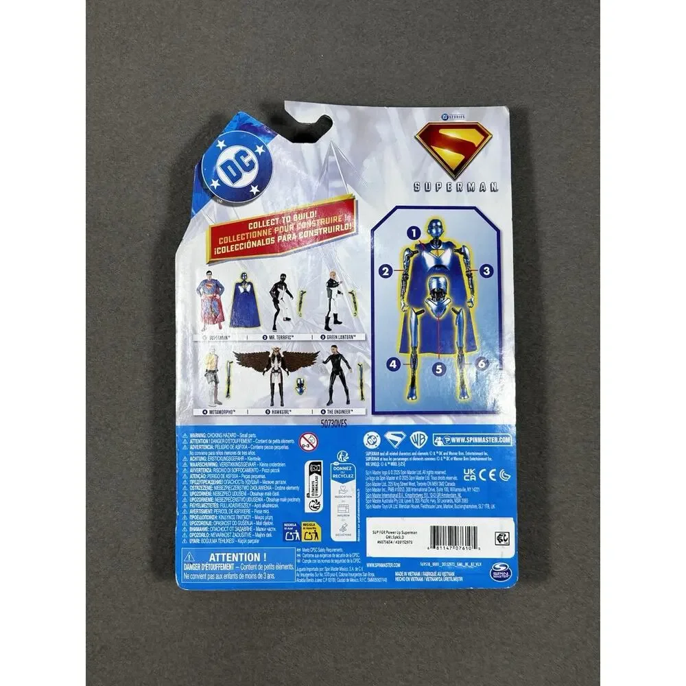 DC Studios Superman Action Figure Spin Master 2025 Sealed Build A Robot Piece